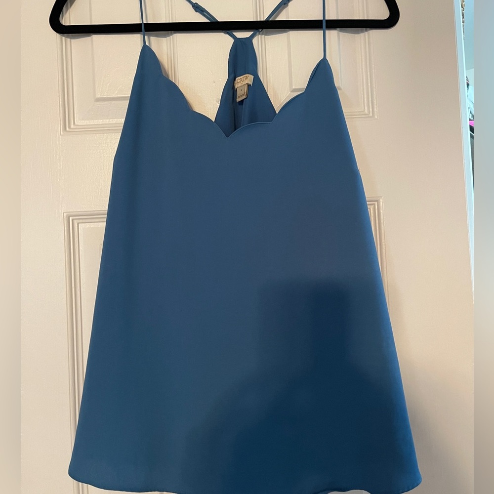 J Crew Factory Scalloped Tank
